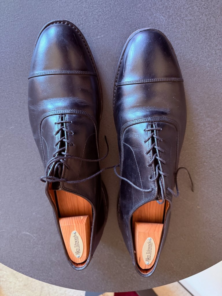 Men's Allen Edmonds Cap Toe Dress Shoe Size 13